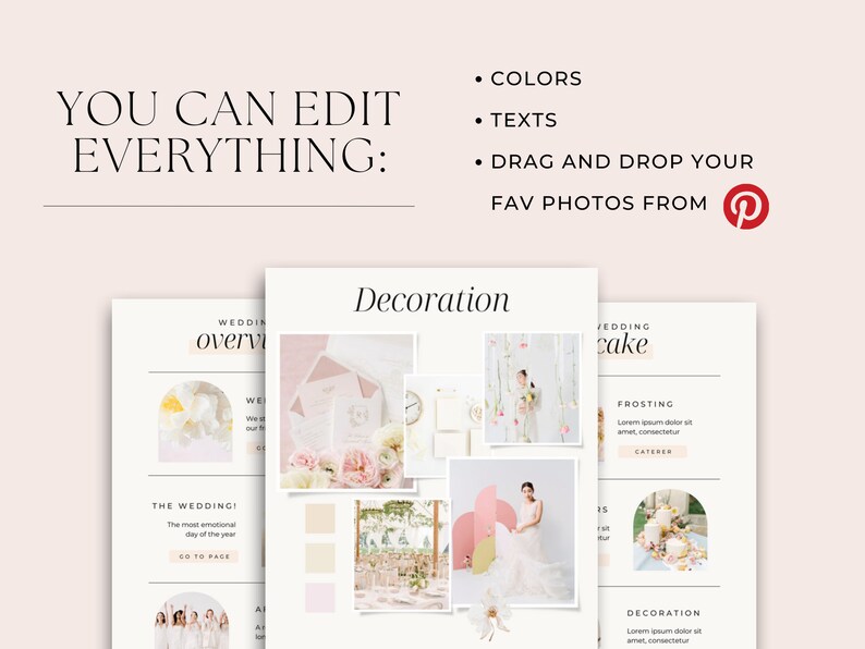 Vision board template