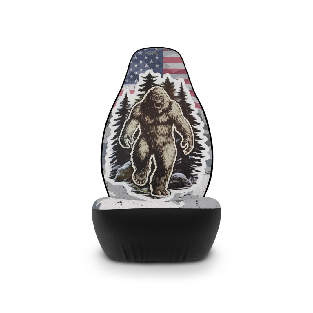Sasquatch Car Seat Covers Bigfoot Car Seat Covers Bucket Etsy