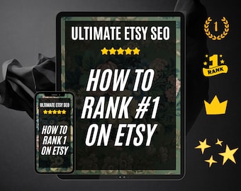 Ultimate ETSY SEO Guide How to Rank #1 in Etsy Search | For Etsy Entrepreneurs | etsy handbook | seller handbook