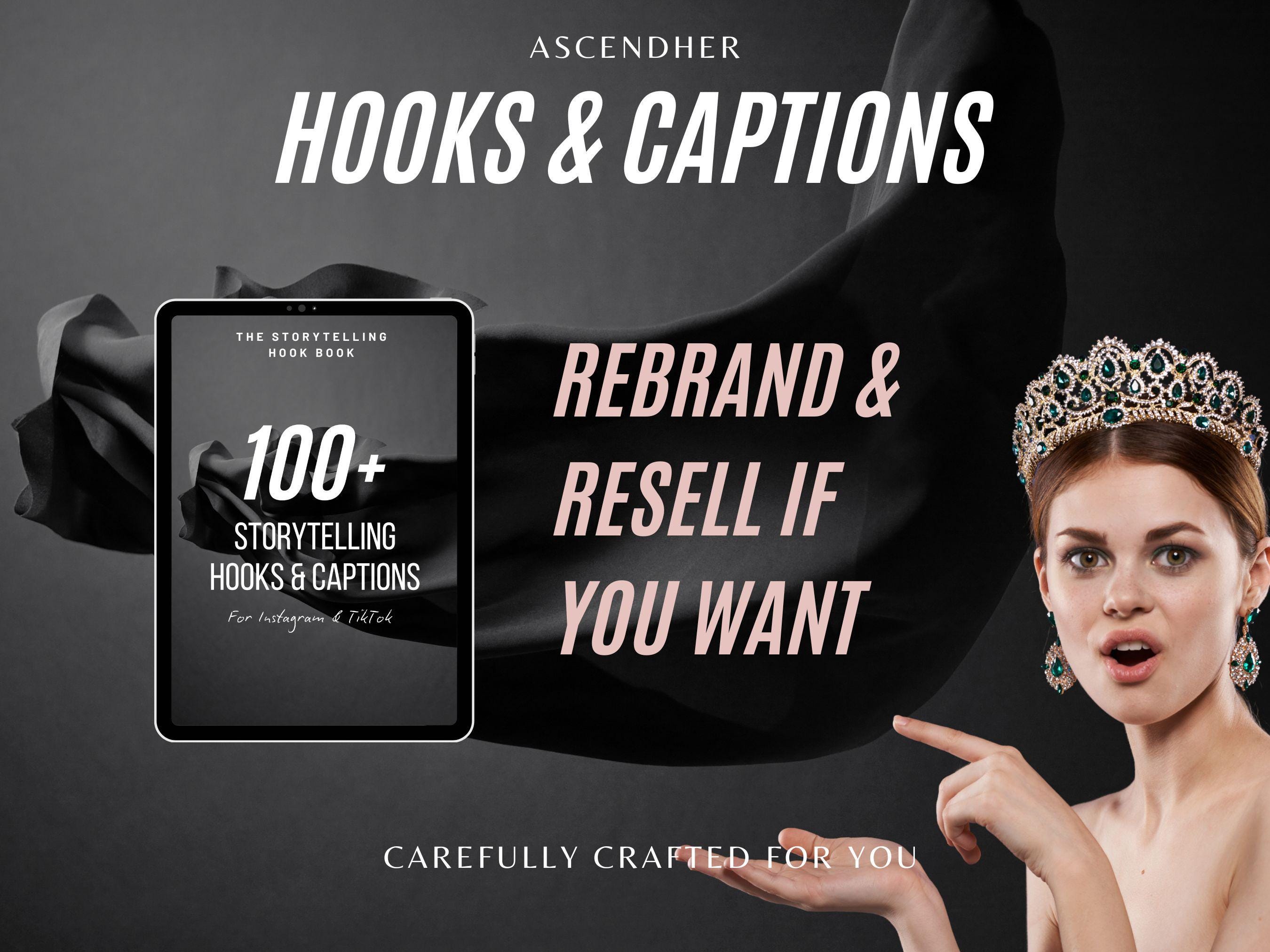 Storytelling Hooks and Captions for Instagram & Tiktok Reels | Done for ...