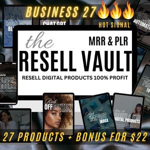 Digital Marketing Bundle, Resell Digital Product Vault, Done For You, Aesthetic Faceless Videos, PLR MRR Faceless Products, Passive Income