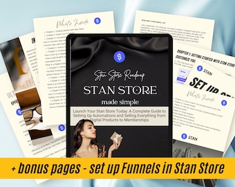 MRR PLR Stan Store Guide for Beginners + Bonus - Funnels | Passive Income Online | Set Up Stan Store and Email Automation | Funnels Upsell