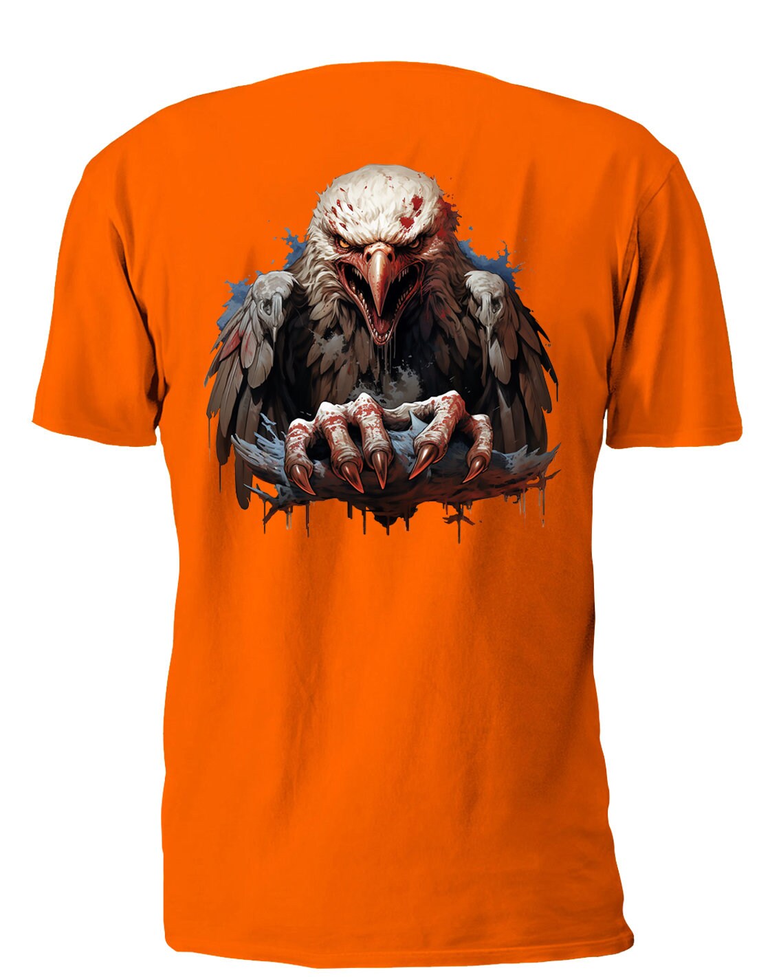 [AFTERMATH] AFTERMATH PIG DYED BALD EAGLE TEE /追跡付 Angry Wicked Eagle - Etsy