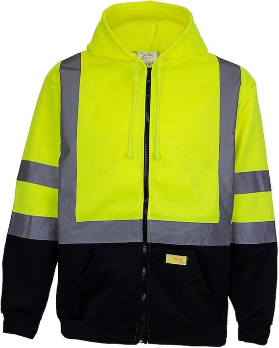 Construction tees Neon Safety Shirt, Cotton, Vertical Text