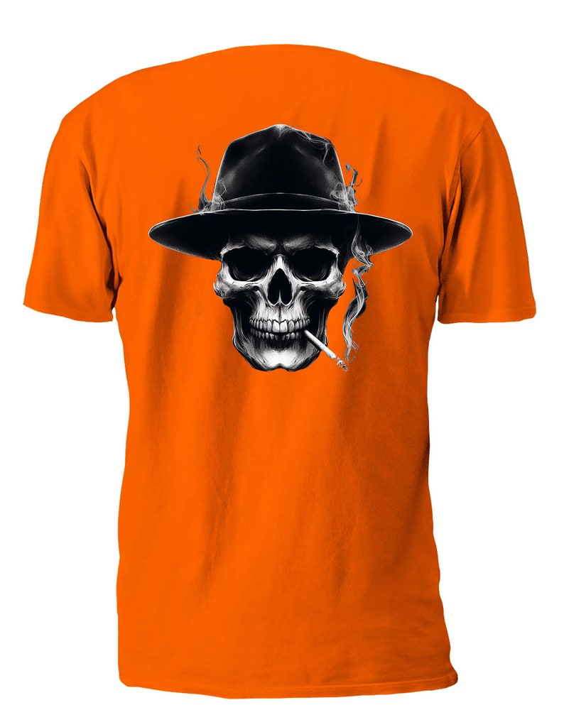 Camiseta, manga larga, sudadera y sudadera con capucha de Smoking Skull imagen 2