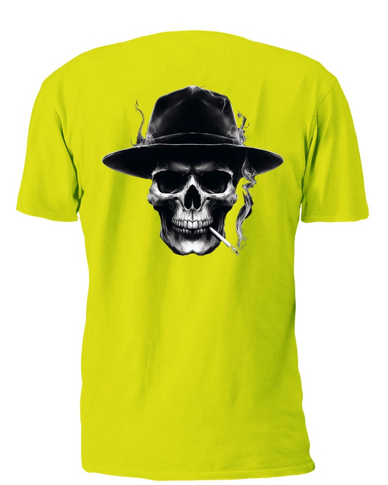 Camiseta, manga larga, sudadera y sudadera con capucha de Smoking Skull imagen 3