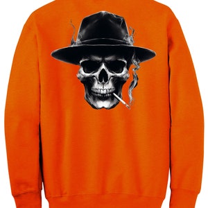Camiseta, manga larga, sudadera y sudadera con capucha de Smoking Skull imagen 10