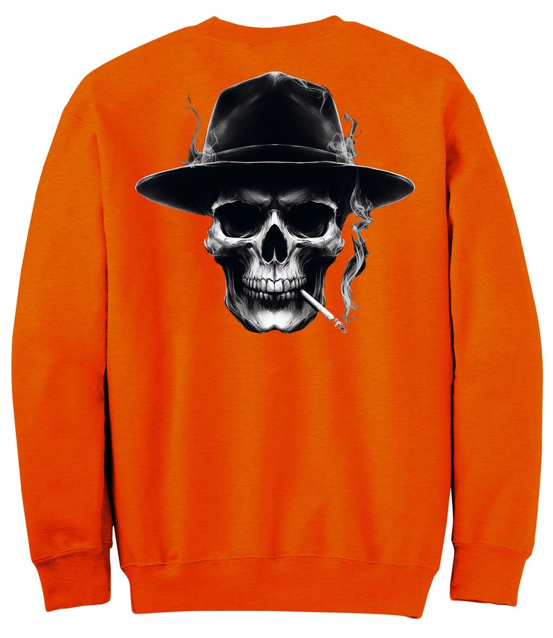 Camiseta, manga larga, sudadera y sudadera con capucha de Smoking Skull imagen 10