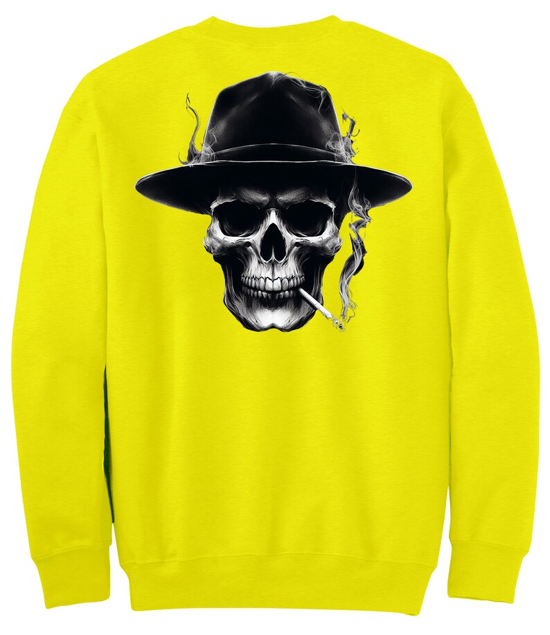 Camiseta, manga larga, sudadera y sudadera con capucha de Smoking Skull imagen 9