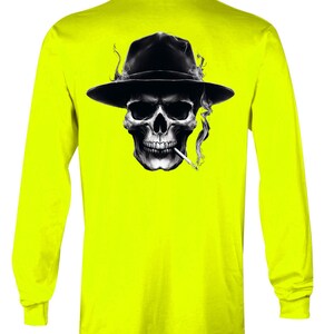Camiseta, manga larga, sudadera y sudadera con capucha de Smoking Skull imagen 7