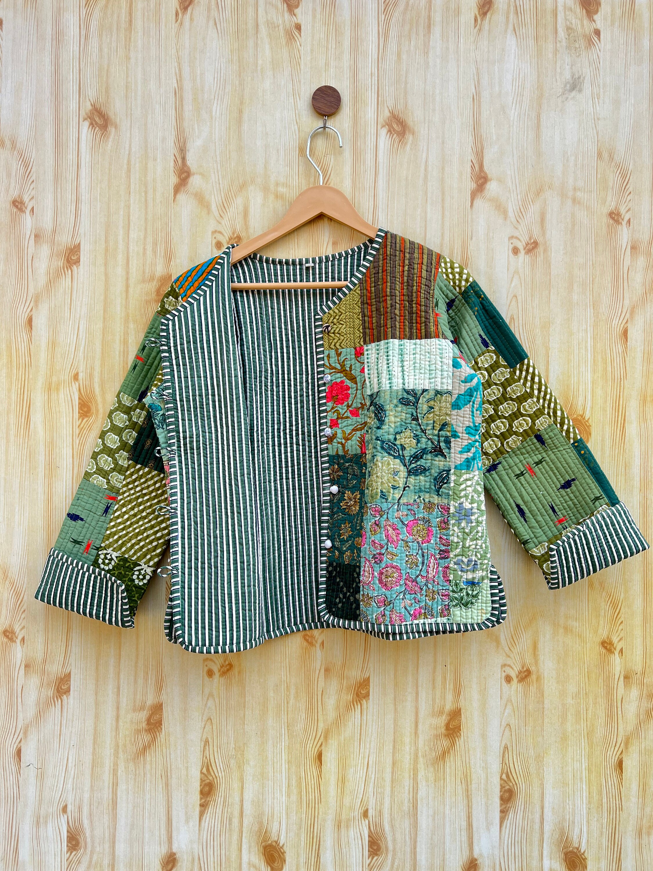 Handmade Patchwork Jacket,hand Stitched Quilted Cotton Jacket,hand Crafted Organic Cotton Clothing,long Sleeve Jacket,reversible Jacket. - Etsy Handmade Patchwork Jacket,hand Stitched Quilted Cotton Jacket,hand Crafted Organic Cotton Clothing,long Sleeve Jacket,reversible Jacket. - Etsy