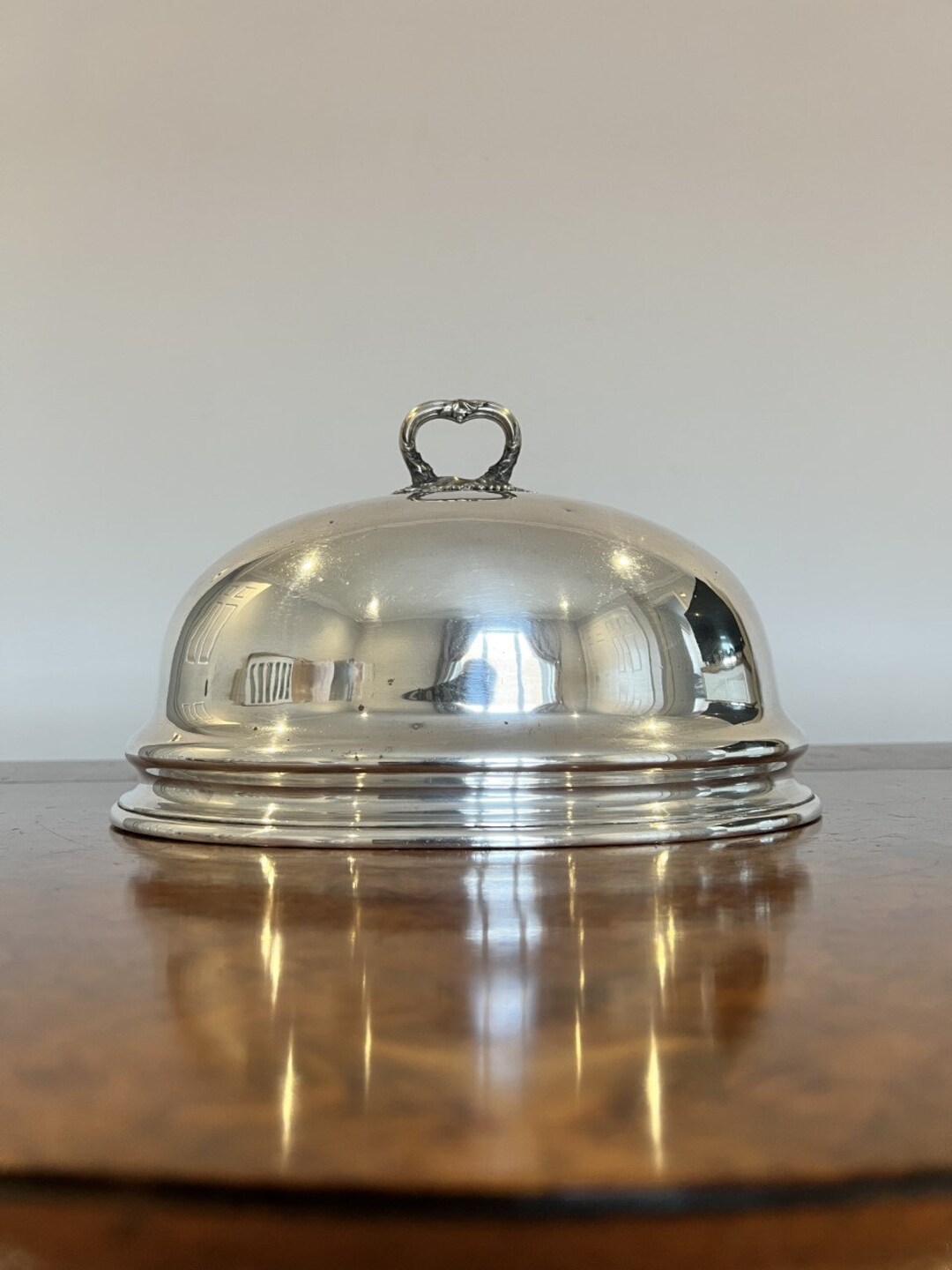 Edwardian Antique Silver Plated Meat Cover Etsy