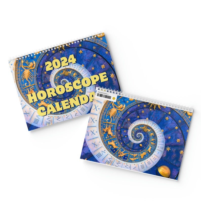Horoscope Themed Calendar 2024, Zodiac Sign Calendar Astrology Wall