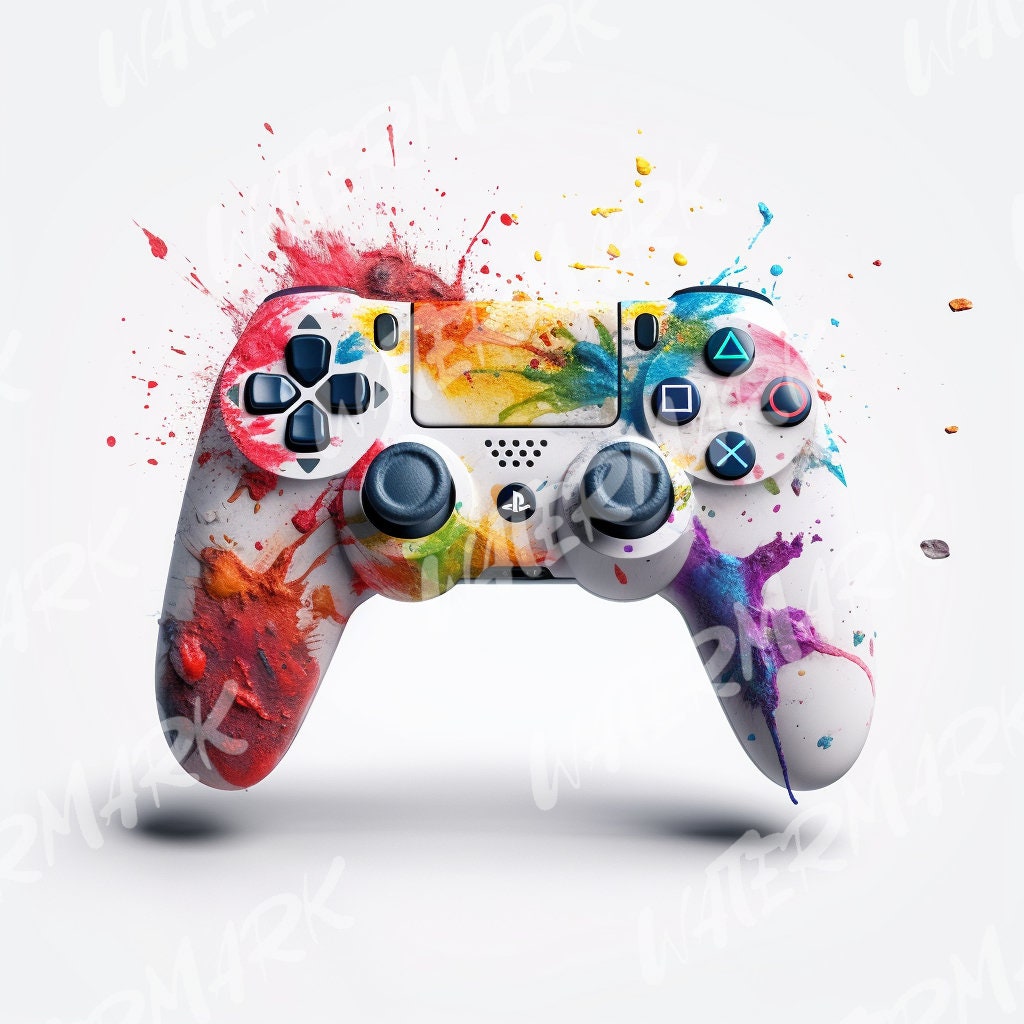 10 Game Controller Clipart High Quality Jpgs Digital Download, PS5