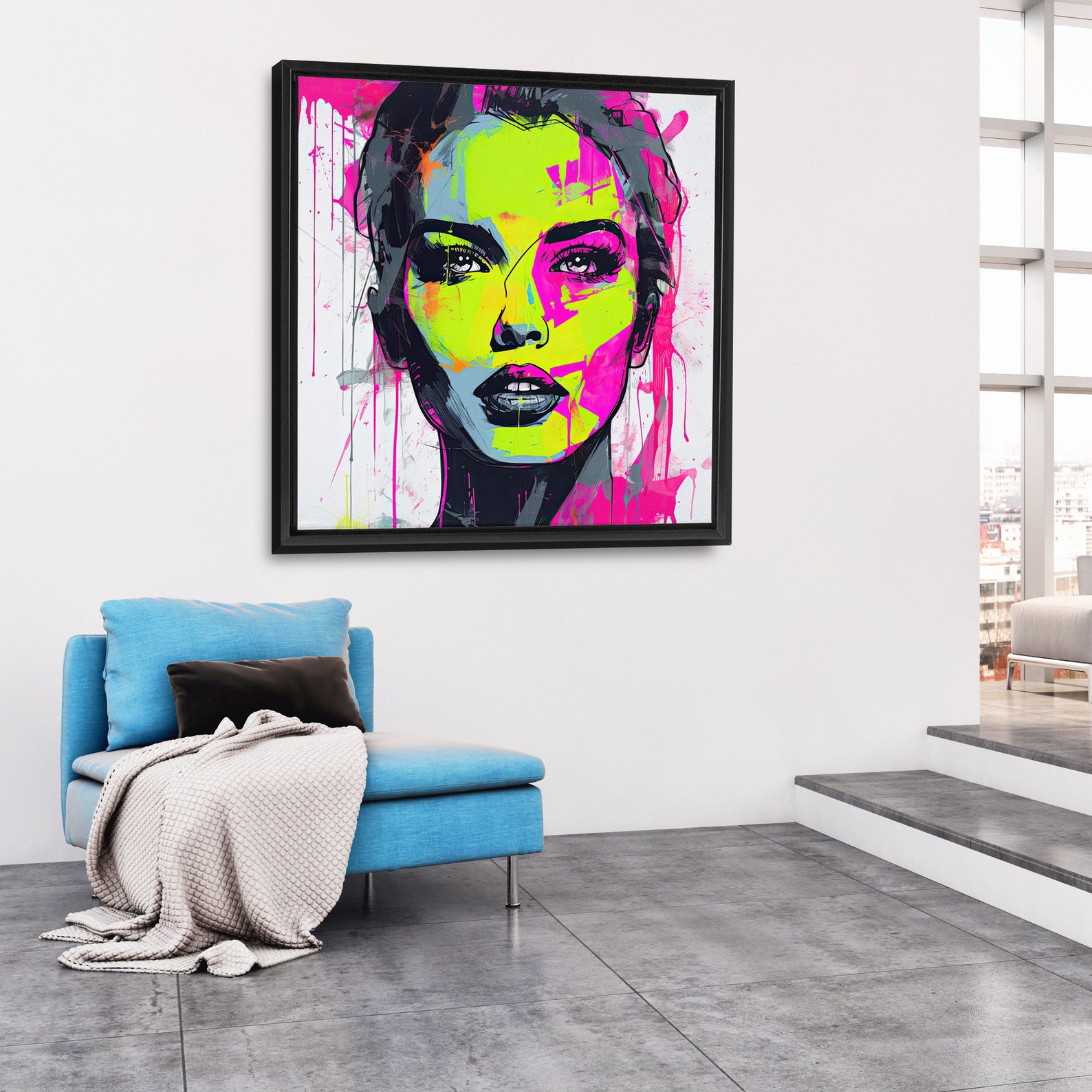 Wall Decor Pop Art Colorful Wall Art Popart Decor Printable Pop Art ...
