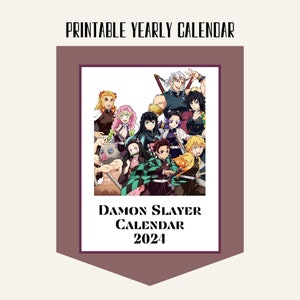 2022 anime calendar  Calender design, Anime paper, Anime