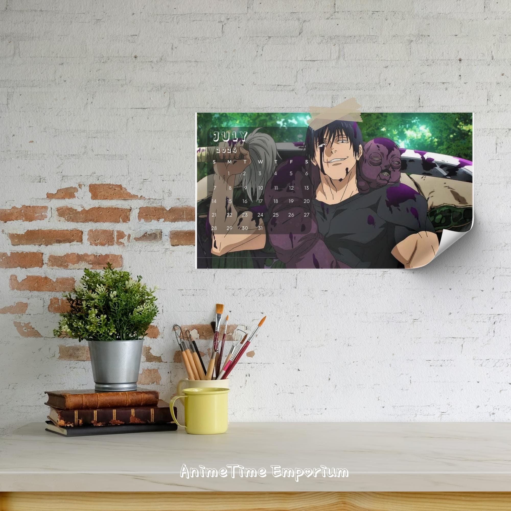Calendrier Anime 2024 - Calendrier Anime Jujutsu Satoru vendu par Fussy ...