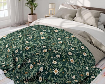 Manta floral otoñal: decoración botánica estilo cottagecore