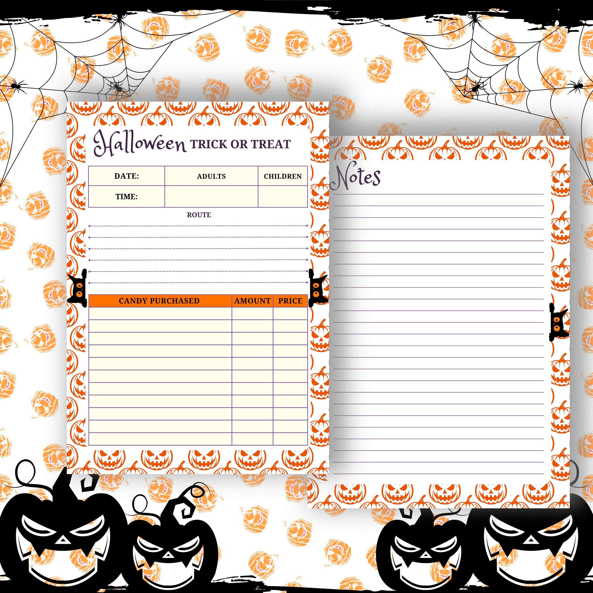 Halloween Planner Printable Goodnotes Halloween Planner - Etsy