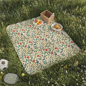 William Morris Picnic Blanket Waterproof - Etsy