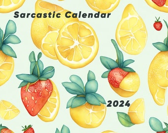 Sarcastic Calendar 2024 September - Etsy