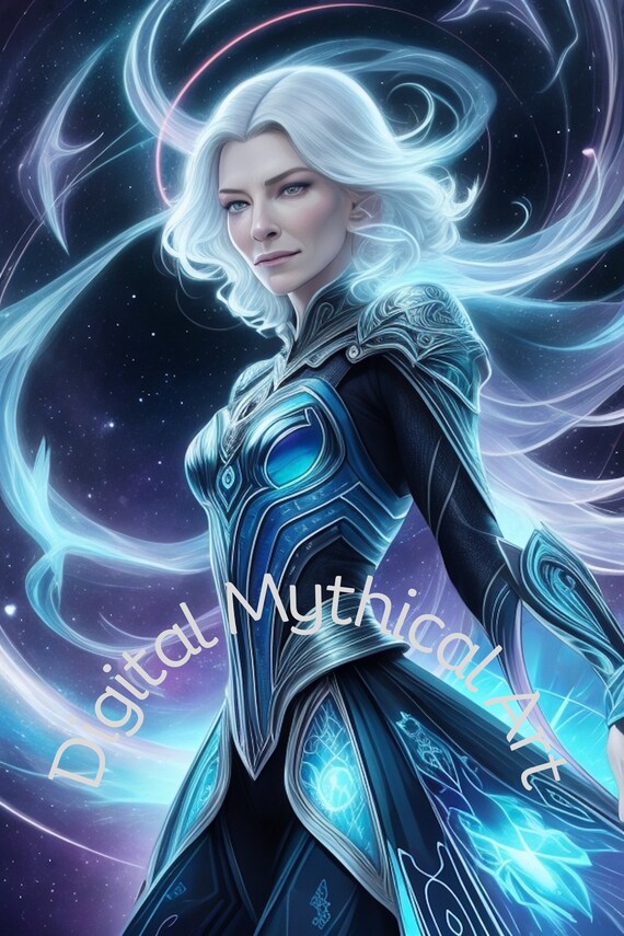 Fantasy Ice Queen Art