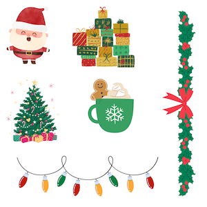 Adesivos de Natal
