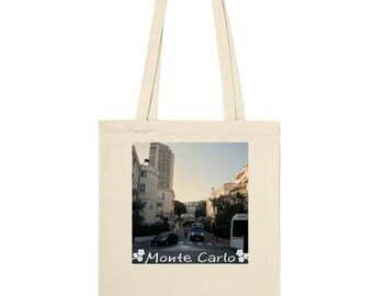 Monaco Monte Carlo Canvas Tote Bag , Yacht Club Beach Bag - Etsy