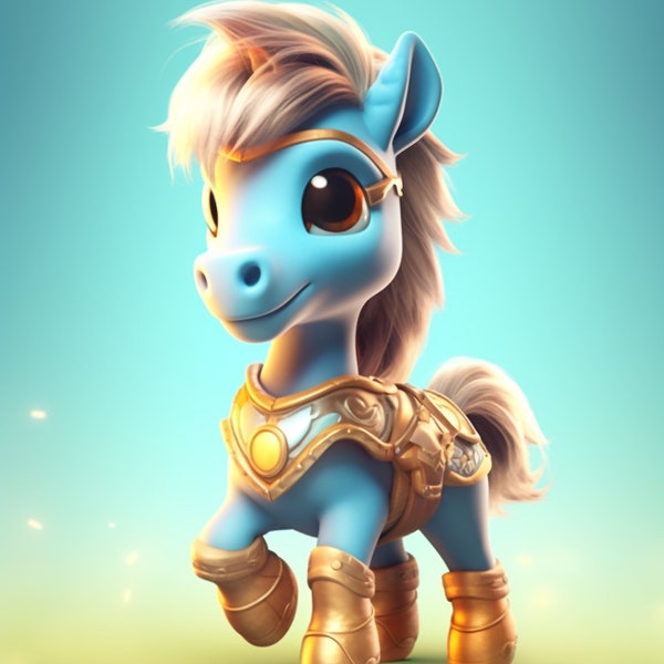 20+ Cute Pony PNG Files. 300 DPI High Quality. Perfect for Sublimation Printing