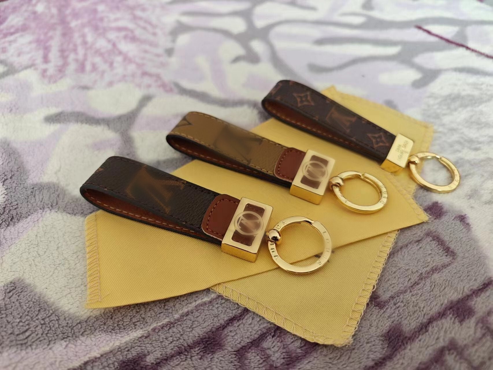 Handmade Louis Vuitton Canvas Keychain Wrist Strap – Just Gorgeous Studio