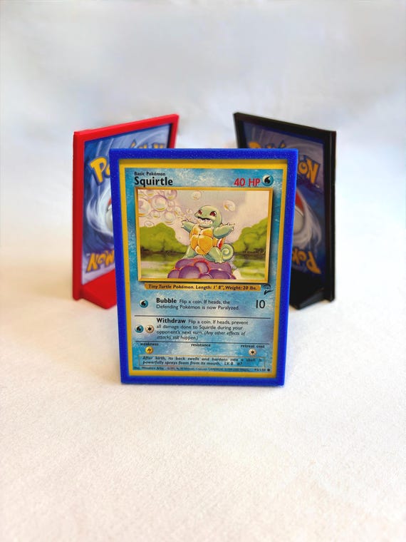 single pokemon card frame Pokemon Card Frame/Display w/ FOUR PSA Graded Vertical Card Openings-B main image 1