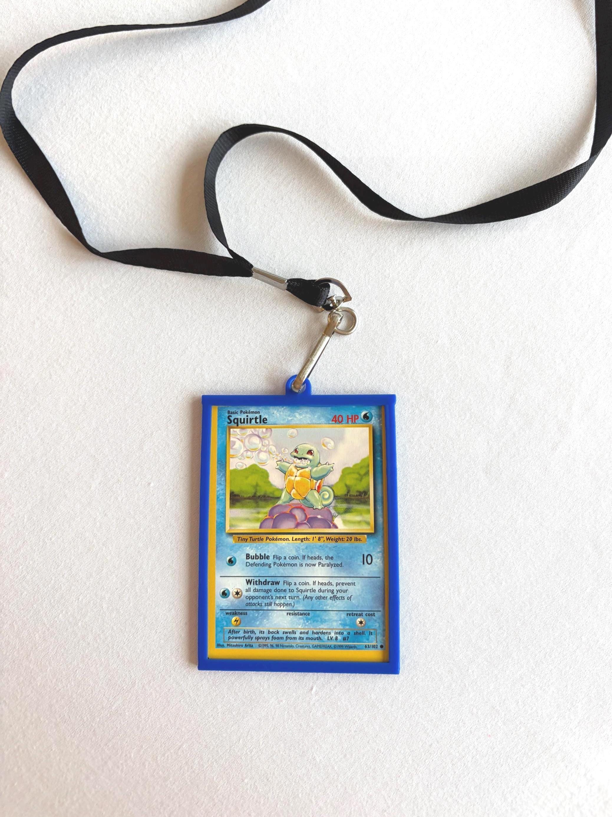 Trading Card Lanyard - Card Holder Frame for Pokemon, MTG, Sports