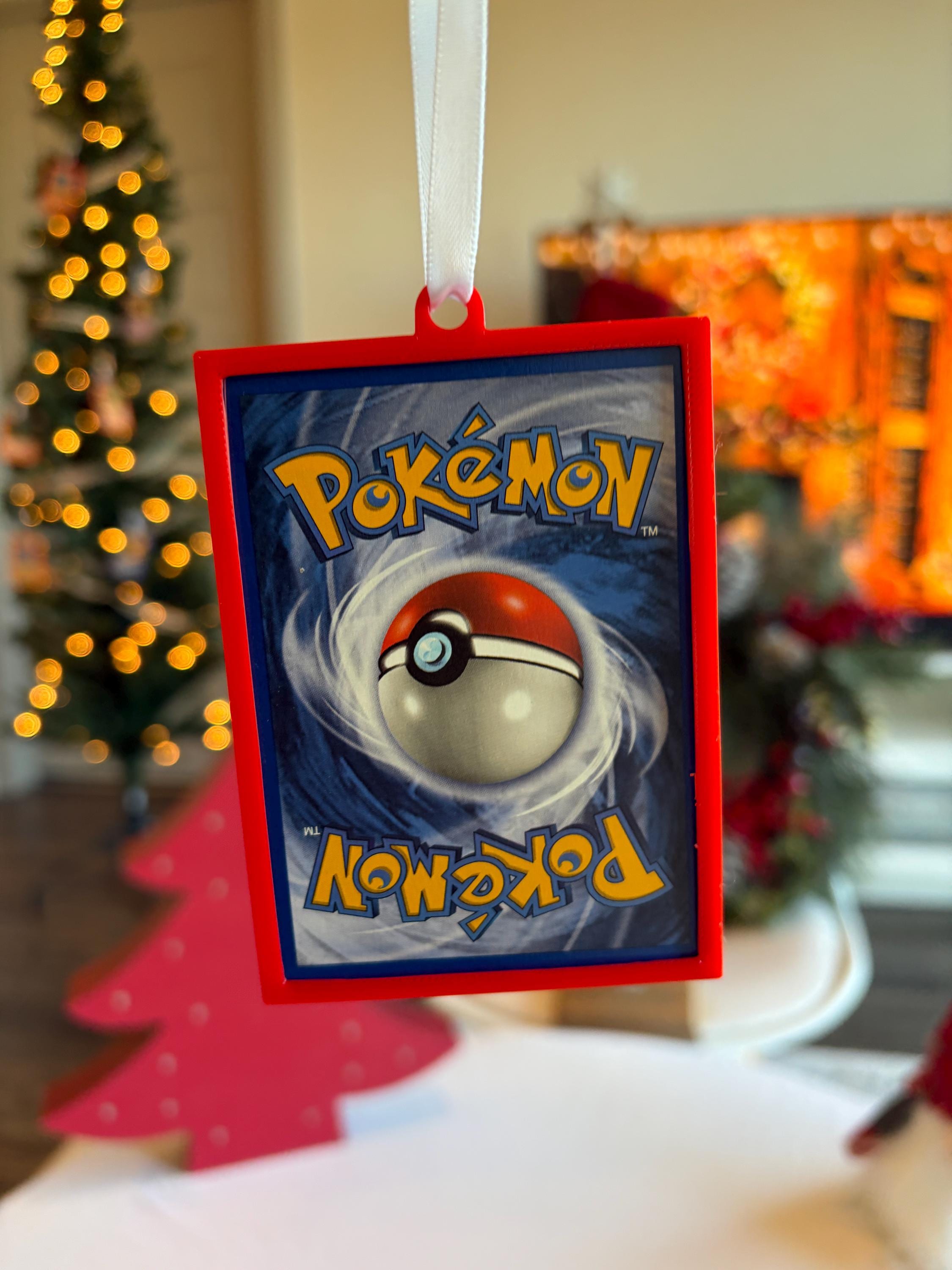 pokemon card ornament Gyarados EX Scarlet Violet Pokemon Trading Rare Card Game Christmas 2023 GIft Ornament