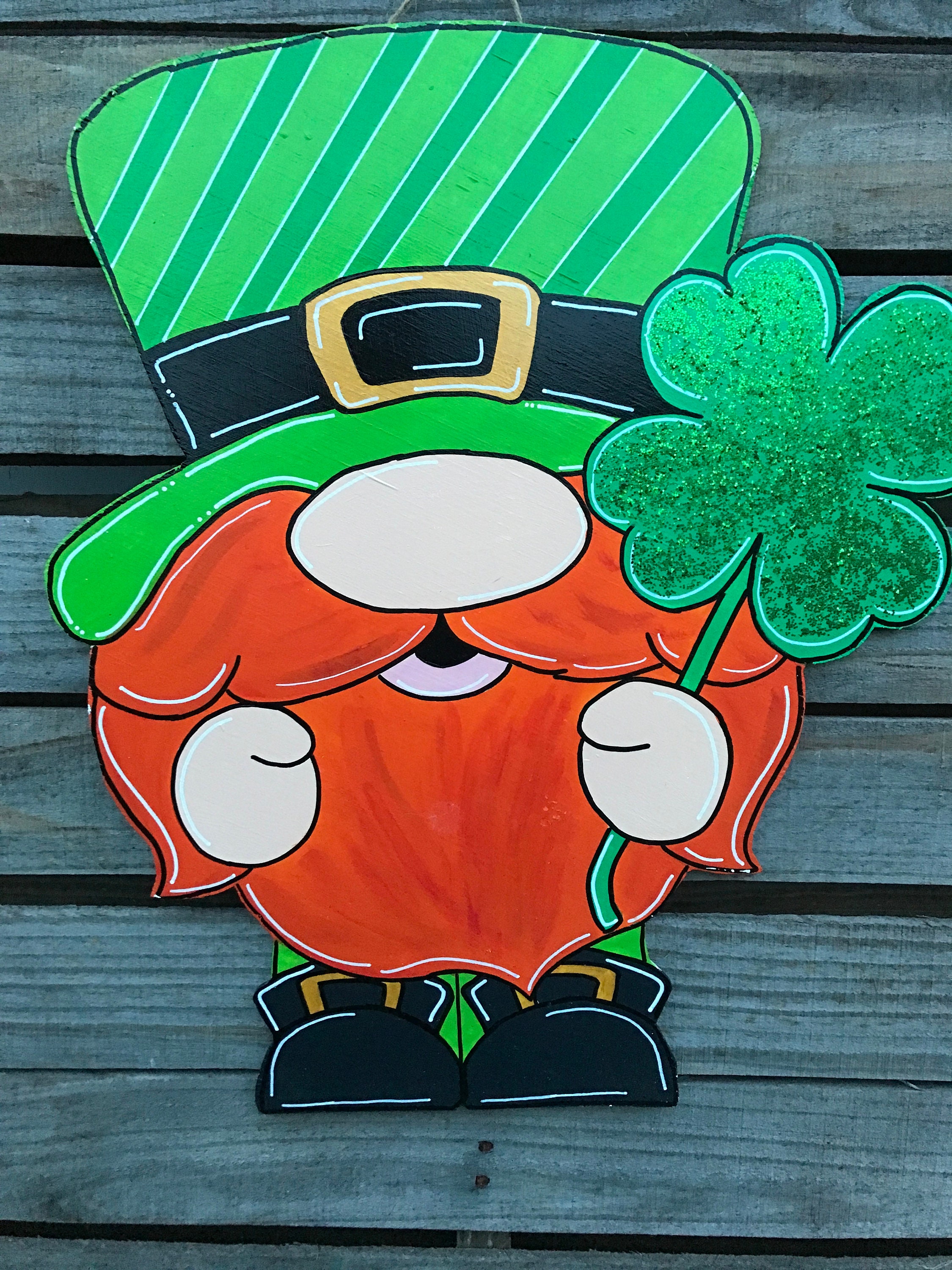 st patricks day door hanger