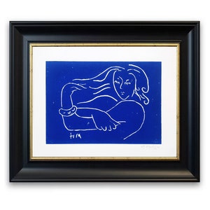 Linoleografia originale firmata da Matisse, stampata a mano dal blocco originale.