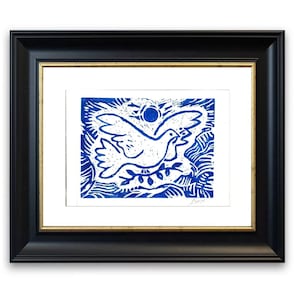 Original Picasso signed linocut hand printed from original block.