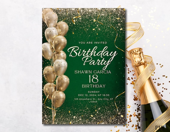 Toile De Fond Anniversaire Vert Sauge 2,1x1,5 M – Ballons Pailletés, Décor Photo Mariage, Sweet 16, 18, 21, 30 Ans