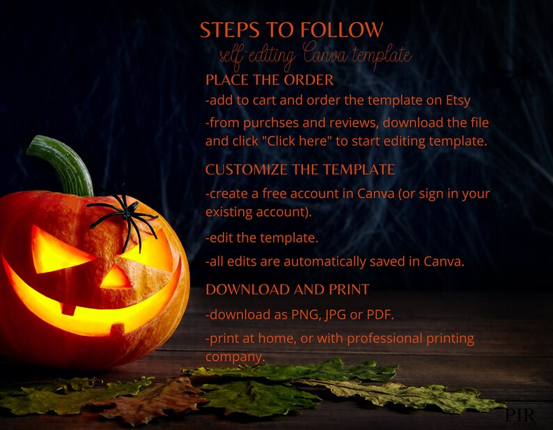 Full Moon Halloween Party Invitation, Halloween Costume Party, Editable