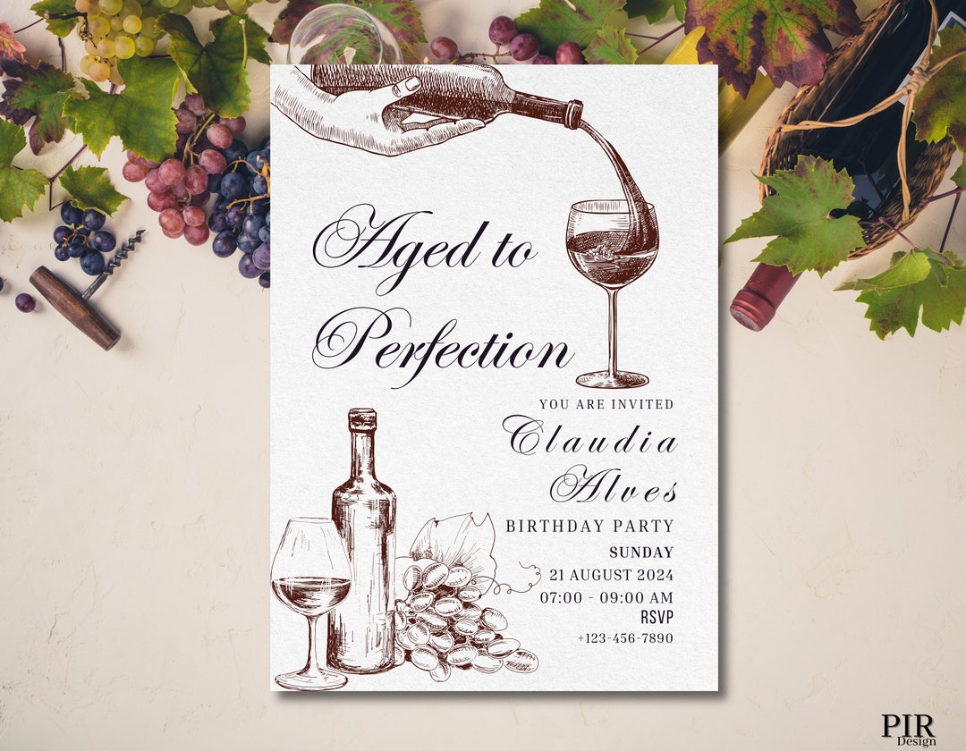Aged To Perfecton 50th Brthday Cake Topper Wne 50th Brthday Black