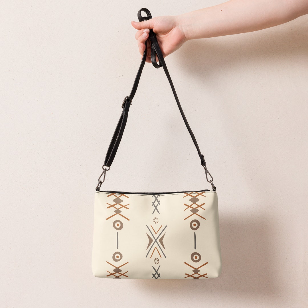 Colorful Geometric Crossbody Bag Tribal Pattern Seamless Etsy Australia