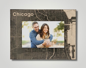 Chicago Photo Frame | Free Photo Print + Free Personalization On Back Of Frame + Same Day Processing On Every Order