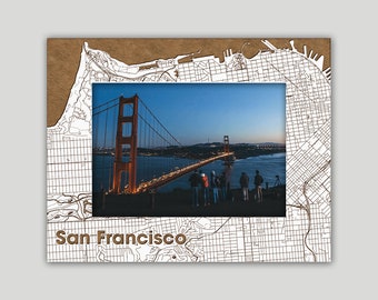 San Francisco Photo Frame | Free Photo Print + Free Personalization On Back of Frame + Same Day Processing On Every Order