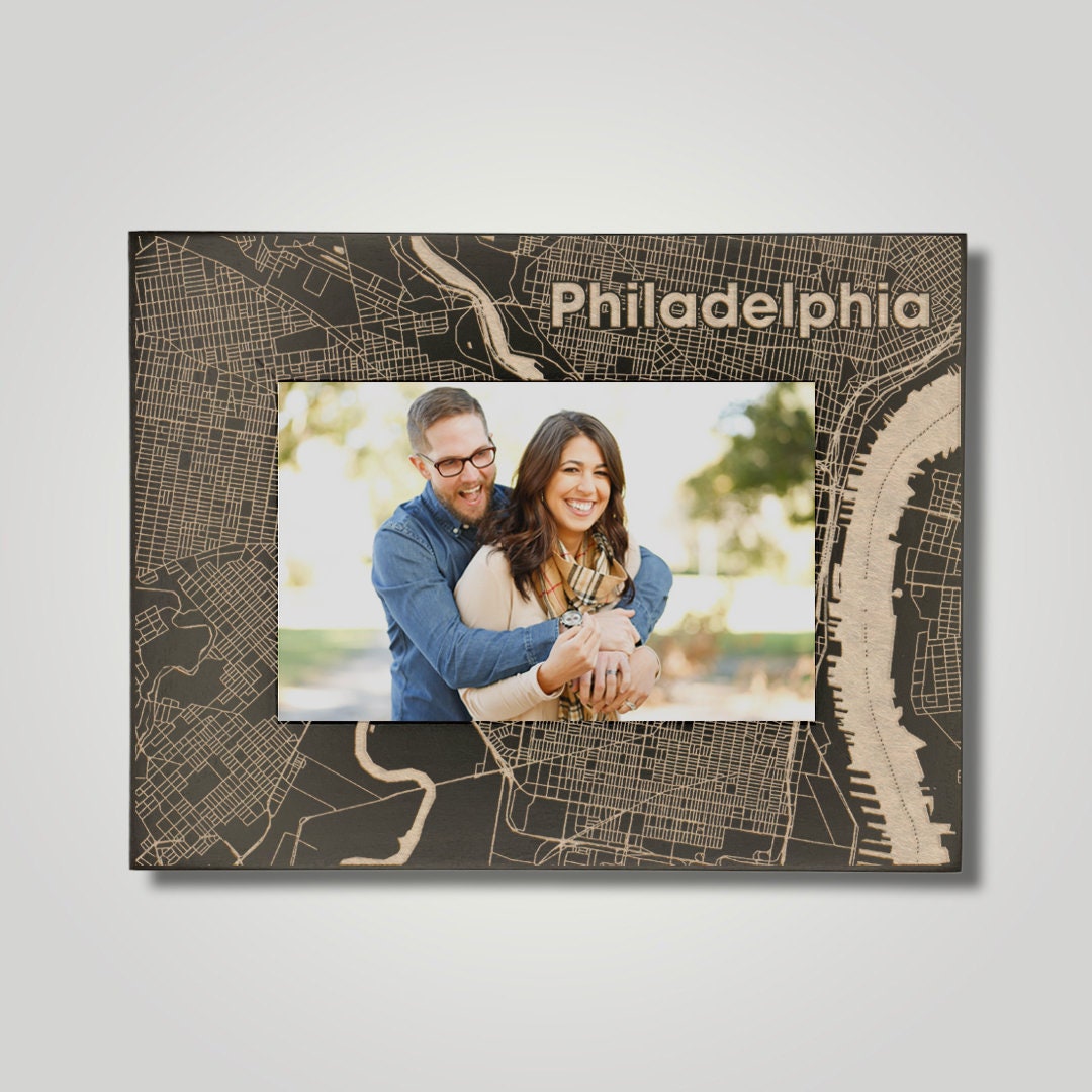Philadelphia Photo Frame Free Photo Print Free Personalization on Back
