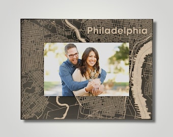 Philadelphia Photo Frame | Free Photo Print + Free Personalization On Back Of Frame + Same Day Processing On Every Order