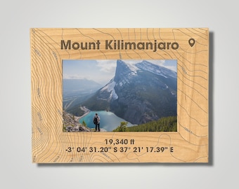 Mount Kilimanjaro Photo Frame | Free Photo Print + Free Personalization On Back Of Frame + Same Day Processing On Every Order