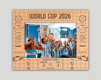 Personalized World Cup Photo Frame