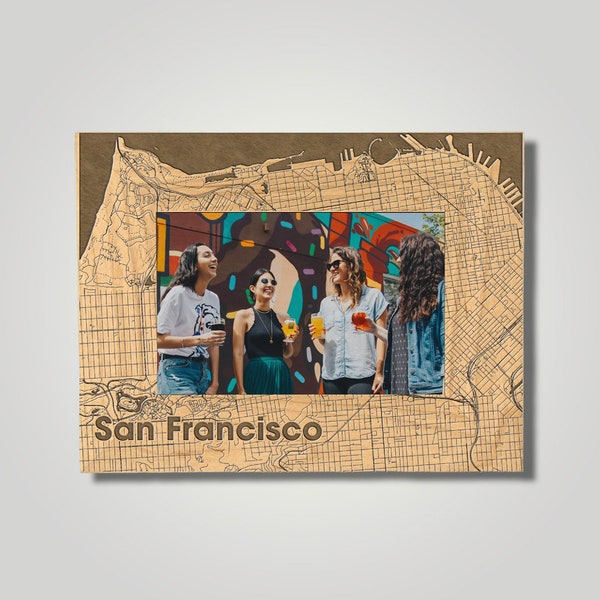 San Francisco Picture Frame Etsy