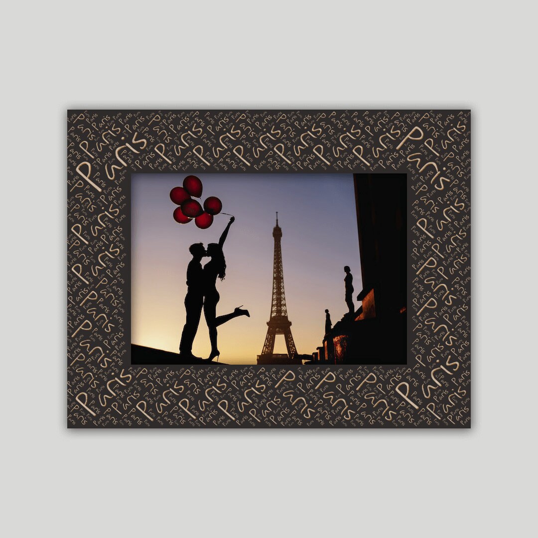 Paris Photo Frame wordcloud Version 3 5x7 Free Photo Print Etsy