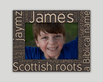 James Origins Photo Frame 5x7 | Free Photo Print + Free Inscription On Back + Same Day Processing On Every Order