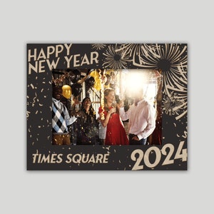 Happy New Year 2024 Photo Frame | Free Photo Print + Free Personalization On Back Of Frame + Same Day Processing On Every Order